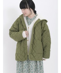 Samansa Mos2 | 【撥水加工】リバーシブルフードブルゾン(ブルゾン)