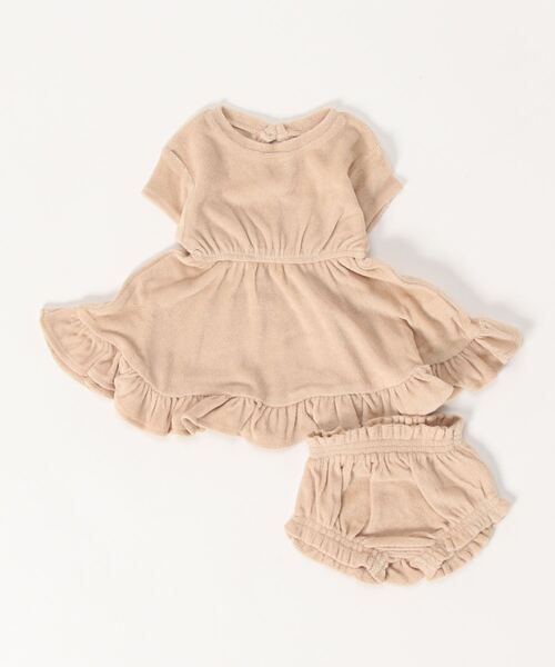 【セール】《Quincy Mae》TERRY DRESS SET | BLUSH（その他ベビー用品）｜Quincy Mae（クインシーメイ）