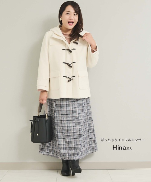 u plume（ユープリュム）の「【LL~4L 大きいサイズ】 ダッフルコート