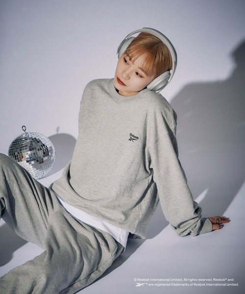 Reebok（リーボック）の「【Reebok別注】サークル刺繍スウェット（スウェット・メンズ・グレー/ホワイト/ネイビー・LARGE/MEDIUM）」の14枚目の写真