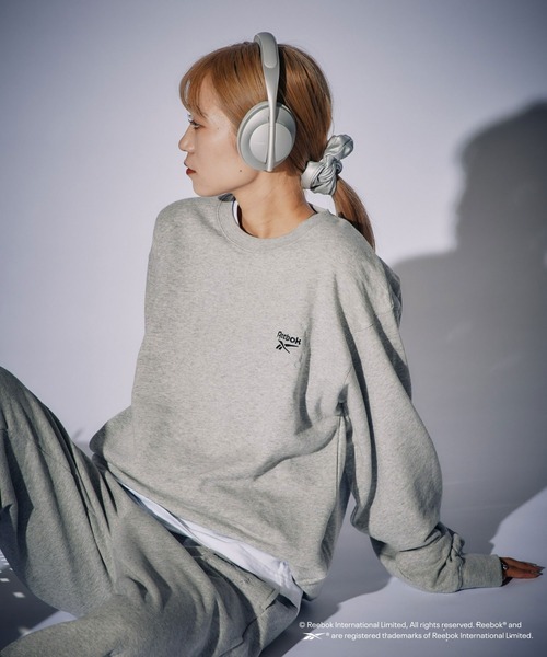 Reebok（リーボック）の「【Reebok別注】サークル刺繍スウェット（スウェット・メンズ・グレー/ホワイト/ネイビー・LARGE/MEDIUM）」の13枚目の写真