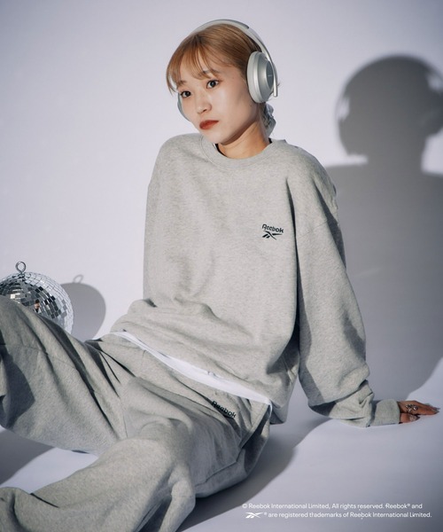 Reebok（リーボック）の「【Reebok別注】サークル刺繍スウェット（スウェット・メンズ・グレー/ホワイト/ネイビー・LARGE/MEDIUM）」の16枚目の写真