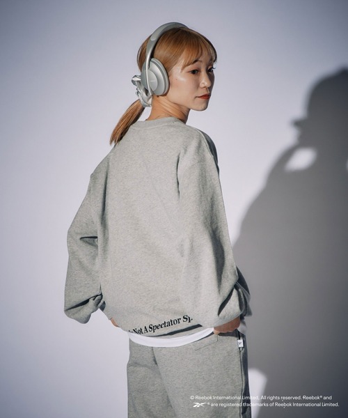 Reebok（リーボック）の「【Reebok別注】サークル刺繍スウェット（スウェット・メンズ・グレー/ホワイト/ネイビー・LARGE/MEDIUM）」の18枚目の写真