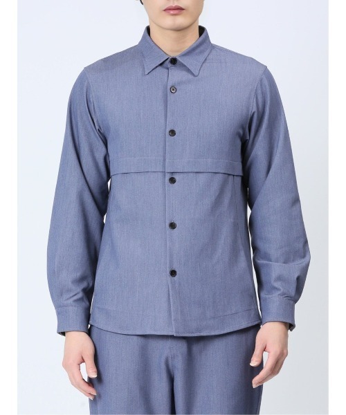 セール】【ストレッチ】m.f.エディトリアル メンズ シャンブレーツイル