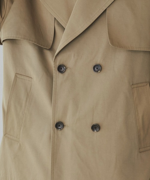 LUCY(ルーシー)の「LUCY/ショートトレンチジャケット(トレンチコート・メンズ・ベージュ・MEDIUM/LARGE)」の22枚目の写真