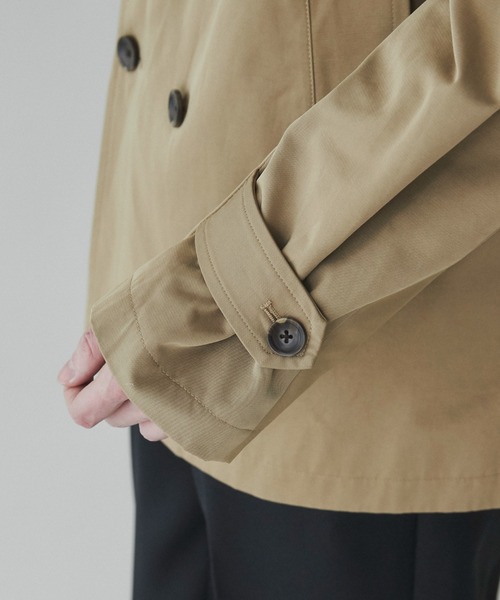 LUCY(ルーシー)の「LUCY/ショートトレンチジャケット(トレンチコート・メンズ・ベージュ・MEDIUM/LARGE)」の10枚目の写真