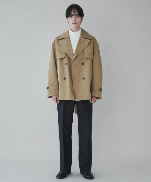 LUCY(ルーシー)の「LUCY/ショートトレンチジャケット(トレンチコート・メンズ・ベージュ・MEDIUM/LARGE)」の16枚目の写真