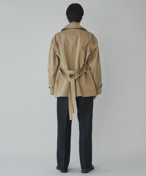 LUCY(ルーシー)の「LUCY/ショートトレンチジャケット(トレンチコート・メンズ・ベージュ・MEDIUM/LARGE)」の18枚目の写真