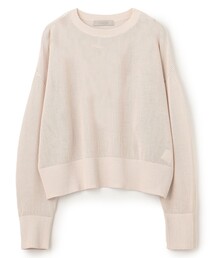 UNFILO（アンフィーロ）の「【洗える/抗菌防臭】メッシュニットプルオーバー（ニット/セーター）」