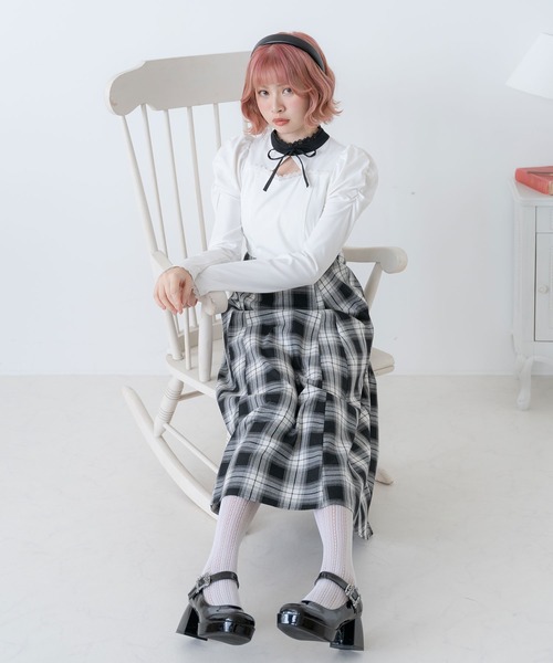 DearMyLoveRose(ディアマイラブローズ)の「デコルテオープンクラシカルワンピース(ワンピース・レディース・ホワイト/ブラック/ブルー・MEDIUM/XX-LARGE/X-LARGE/LARGE)」の18枚目の写真