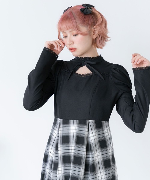 新品✨ワンピース デコルテオープンクラシカルワンピ 大きいサイズ♡5L デコルテオープンクラシカルワンピ – レディースファッション