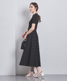 UNITED ARROWS | フィット＆フレア ワンピース ボーダー(ワンピース)