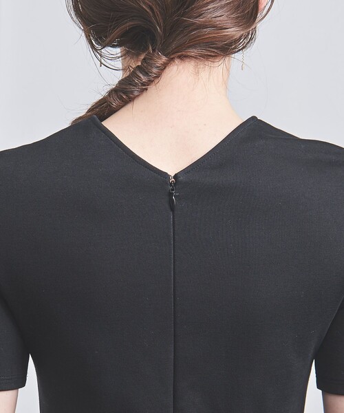 ユナイテッドアローズ　フィット＆フレアワンピース　ボーダー　手洗い可　36サイズ UNITED ARROWS フィット＆フレア ワンピース ボーダー - メルカリ