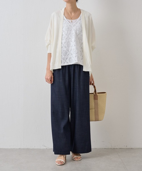 BEARDSLEY レースベスト BEARDSLEY（ビアズリー）の「《15 quinze》コットンレースベスト