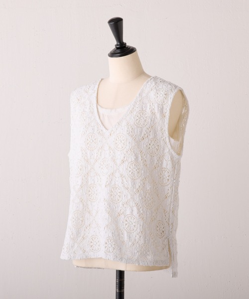BEARDSLEY（ビアズリー）の「《15 quinze》コットンレースベスト