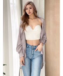 GYDA | 楊柳シアーBIGシャツ(シャツ/ブラウス)