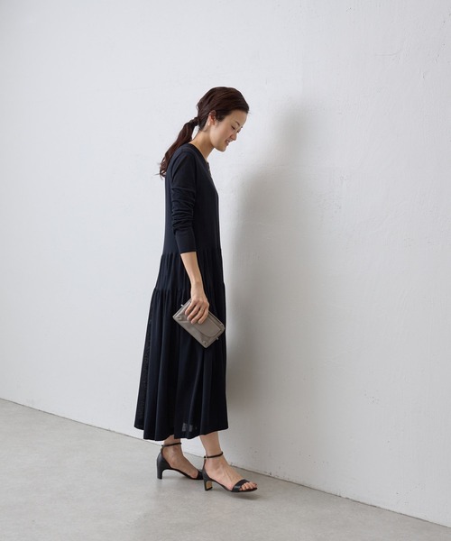 BEARDSLEY シアーチェックティアードワンピース（BEARDSLEY