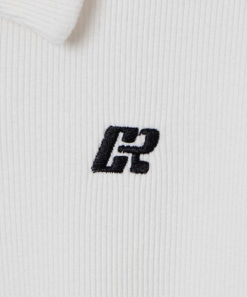 WEGO(ウィゴー)の「WEGO/ワンポイント刺繍WZIP長袖トップス(Tシャツ/カットソー・レディース・ブラック/杢グレー/オフホワイト・FREE)」の10枚目の写真