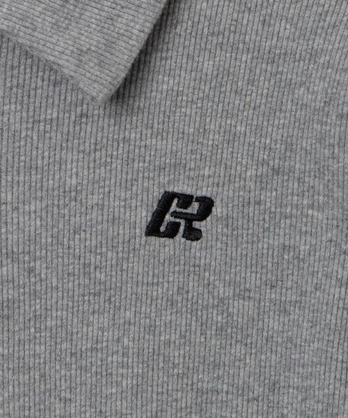 WEGO(ウィゴー)の「WEGO/ワンポイント刺繍WZIP長袖トップス(Tシャツ/カットソー・レディース・ブラック/杢グレー/オフホワイト・FREE)」の14枚目の写真