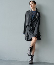 HARE | 2Pジップジャケット＊スカパン(HARE)(テーラードジャケット)