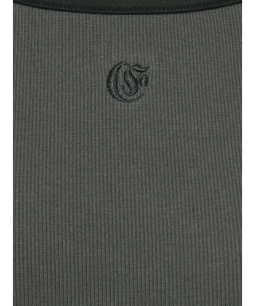 EVRIS（エヴリス）の「ワンポイントバイカラーミニワンピース（ワンピース・レディース・グレー/ブラック/ブルー・SMALL/MEDIUM）」の11枚目の写真