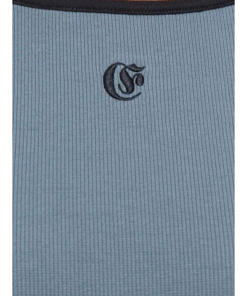 EVRIS（エヴリス）の「ワンポイントバイカラーミニワンピース（ワンピース・レディース・グレー/ブラック/ブルー・SMALL/MEDIUM）」の12枚目の写真