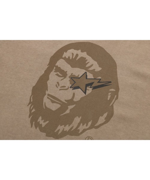 A BATHING APE（アベイシングエイプ）の「WGM GARMENT DYED RELAXED FIT TEE（Tシャツ/カットソー・メンズ・ブラック/ベージュ・XX-LARGE/SMALL/LARGE/MEDIUM/X-LARGE/XXX-LARGE）」の6枚目の写真