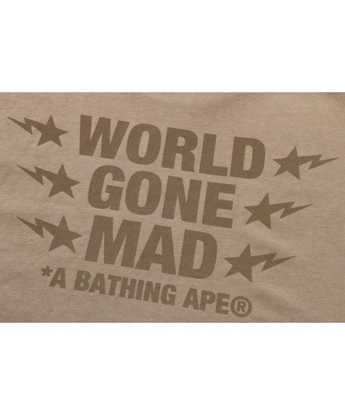 A BATHING APE（アベイシングエイプ）の「WGM GARMENT DYED RELAXED FIT TEE（Tシャツ/カットソー・メンズ・ブラック/ベージュ・XX-LARGE/SMALL/LARGE/MEDIUM/X-LARGE/XXX-LARGE）」の8枚目の写真