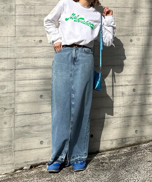 mi via loca（ミヴィアロカ）の「GILDAN 袖ハート発泡ロゴロンT 【PT NO. MVL030 ※2A】（Tシャツ/カットソー・レディース・オフホワイト/オートミール/ベージュ/ピンク/ホワイト系その他・MEDIUM/X-LARGE）」の13枚目の写真