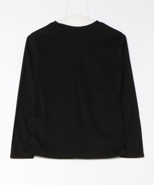 titivate(ティティベイト)の「ベーシックロングスリーブTシャツ(Tシャツ/カットソー・レディース・オフホワイト/ブラック・FREE)」の20枚目の写真
