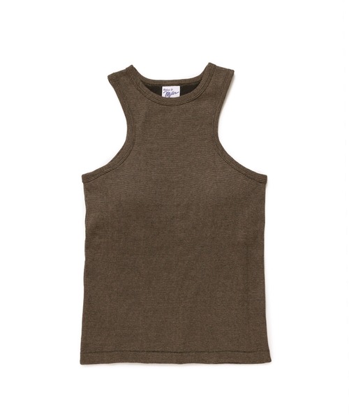 MILLER(ミラー)の「【Miller for ADAM ET ROPE'】Cup付アメリカンスリーブタンクトップ(タンクトップ・レディース・ネイビー/ホワイト/ブラウン/ブラック・FREE)」の6枚目の写真