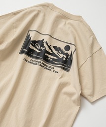 【OUTDOOR PRODUCTS/アウトドアプロダクツ】 ヘビーウェイト オーバーサイズ バックプリントTシャツ