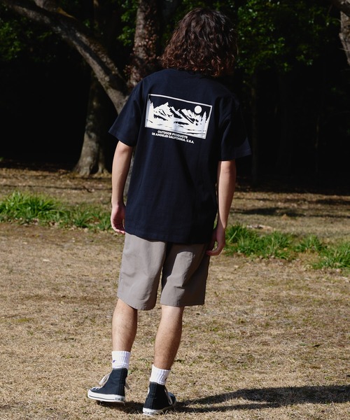 OUTDOOR PRODUCTS(アウトドアプロダクツ)の「【OUTDOOR PRODUCTS/アウトドアプロダクツ】 ヘビーウェイト オーバーサイズ バックプリントTシャツ(Tシャツ/カットソー・メンズ・ホワイト/ピンク/ライトグリーン/ベージュ/グレイッシュブルー/ブラック/カーキ・MEDIUM/LARGE/X-LARGE)」の18枚目の写真