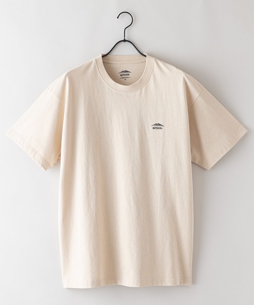 OUTDOOR PRODUCTS(アウトドアプロダクツ)の「【OUTDOOR PRODUCTS/アウトドアプロダクツ】 ヘビーウェイト オーバーサイズ バックプリントTシャツ(Tシャツ/カットソー・メンズ・ホワイト/ピンク/ライトグリーン/ベージュ/グレイッシュブルー/ブラック/カーキ・MEDIUM/LARGE/X-LARGE)」の11枚目の写真
