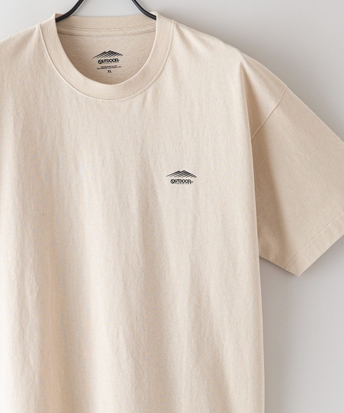 OUTDOOR PRODUCTS(アウトドアプロダクツ)の「【OUTDOOR PRODUCTS/アウトドアプロダクツ】 ヘビーウェイト オーバーサイズ バックプリントTシャツ(Tシャツ/カットソー・メンズ・ホワイト/ピンク/ライトグリーン/ベージュ/グレイッシュブルー/ブラック/カーキ・MEDIUM/LARGE/X-LARGE)」の13枚目の写真
