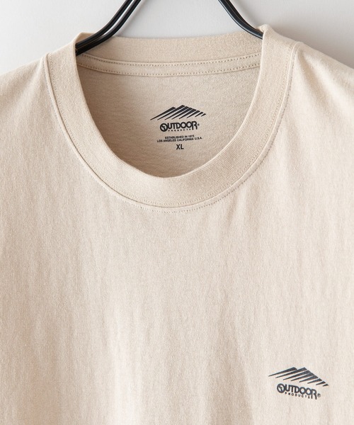 OUTDOOR PRODUCTS(アウトドアプロダクツ)の「【OUTDOOR PRODUCTS/アウトドアプロダクツ】 ヘビーウェイト オーバーサイズ バックプリントTシャツ(Tシャツ/カットソー・メンズ・ホワイト/ピンク/ライトグリーン/ベージュ/グレイッシュブルー/ブラック/カーキ・MEDIUM/LARGE/X-LARGE)」の14枚目の写真