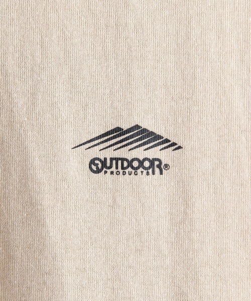 OUTDOOR PRODUCTS(アウトドアプロダクツ)の「【OUTDOOR PRODUCTS/アウトドアプロダクツ】 ヘビーウェイト オーバーサイズ バックプリントTシャツ(Tシャツ/カットソー・メンズ・ホワイト/ピンク/ライトグリーン/ベージュ/グレイッシュブルー/ブラック/カーキ・MEDIUM/LARGE/X-LARGE)」の15枚目の写真
