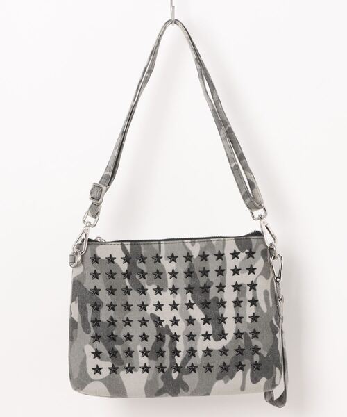 RiNc （リンク）の「【 GLAM JAM / グラムジャム 】 HOSHI スタッズ サコッシュバッグ（ショルダーバッグ・レディース・ブラック/ブルー系その他2/ブルー系その他3/ブラック系2/ブルー系その他/サックスブルー系1/その他1/その他2/その他3/ブラック系1/ブラック系3/サックスブルー系/レッド・FREE）」の13枚目の写真