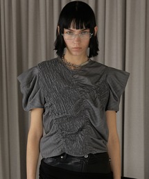 PRANK PROJECT | シャーリングストライプシャツ / Shirring Stripe Shirt(シャツ/ブラウス)