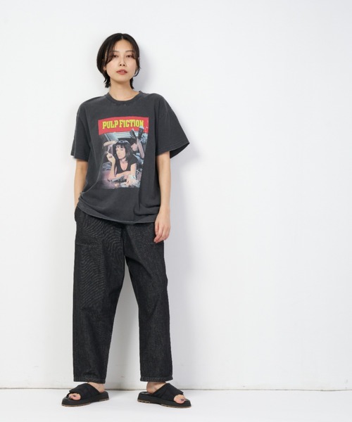 GOOD ROCK SPEED(グッドロックスピード)の「PULP FICTION パルプ・フィクション Tシャツ(Tシャツ/カットソー・レディース・チャコールグレー・FREE)」の8枚目の写真