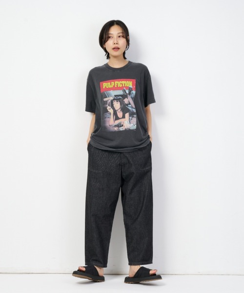 GOOD ROCK SPEED(グッドロックスピード)の「PULP FICTION パルプ・フィクション Tシャツ(Tシャツ/カットソー・レディース・チャコールグレー・FREE)」の6枚目の写真
