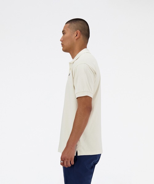 NEW BALANCE（ニューバランス）の「Sportswear Greatest Hits ポロシャツ（ポロシャツ・メンズ・アイボリー/ネイビー・XX-LARGE/X-LARGE/LARGE/MEDIUM/SMALL）」の5枚目の写真