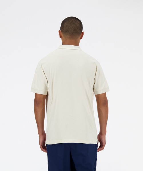 NEW BALANCE（ニューバランス）の「Sportswear Greatest Hits ポロシャツ（ポロシャツ・メンズ・アイボリー/ネイビー・XX-LARGE/X-LARGE/LARGE/MEDIUM/SMALL）」の6枚目の写真