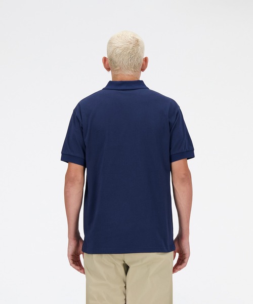 NEW BALANCE（ニューバランス）の「Sportswear Greatest Hits ポロシャツ（ポロシャツ・メンズ・アイボリー/ネイビー・XX-LARGE/X-LARGE/LARGE/MEDIUM/SMALL）」の3枚目の写真