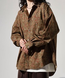 CIAO（チャオ）の「ciao ペイズリービッグシャツ（シャツ/ブラウス）」