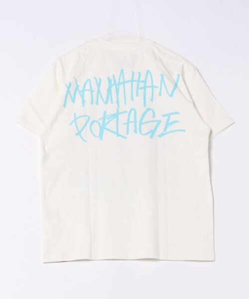 Manhattan Portage（マンハッタンポーテージ）の「S/S Print T-Shirt（Tシャツ/カットソー・メンズ・ホワイト/ライム/サックスブルー/ライトイエロー・SMALL/MEDIUM/LARGE/X-LARGE）」の22枚目の写真