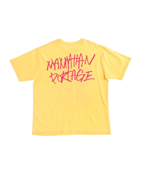 Manhattan Portage（マンハッタンポーテージ）の「S/S Print T-Shirt（Tシャツ/カットソー・メンズ・ホワイト/ライム/サックスブルー/ライトイエロー・SMALL/MEDIUM/LARGE/X-LARGE）」の8枚目の写真