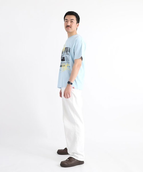 Manhattan Portage（マンハッタンポーテージ）の「S/S Print T-Shirt（Tシャツ/カットソー・メンズ・ホワイト/ライム/サックスブルー/ライトイエロー・SMALL/MEDIUM/LARGE/X-LARGE）」の20枚目の写真