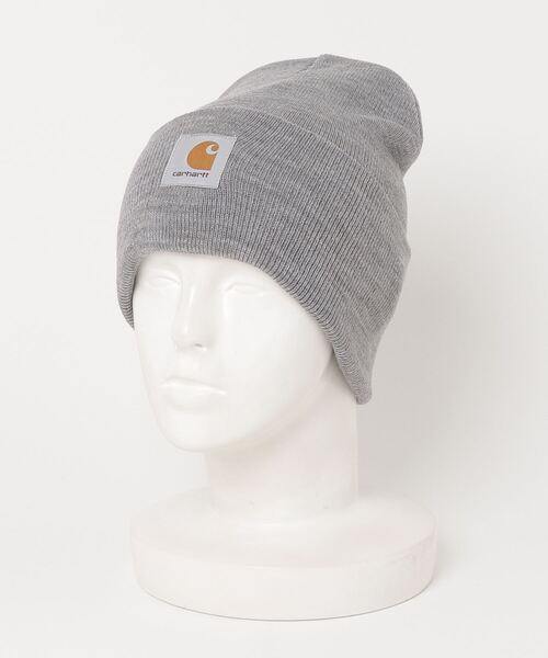 Carhartt（カーハート）の「Carhartt WIP/カーハートダブリューアイピー ビーニー ACRYLIC WATCH CAP I020222/I020175（ニットキャップ/ビーニー・レディース・ブラック/ピンクベージュ/ヘザーグレー/ホワイト・FREE）」の17枚目の写真