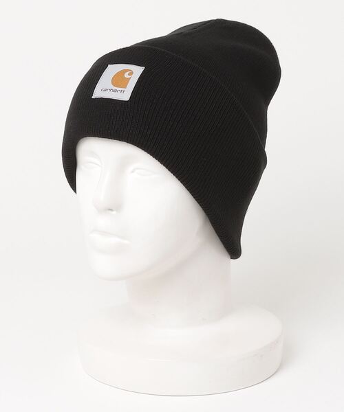 Carhartt（カーハート）の「Carhartt WIP/カーハートダブリューアイピー ビーニー ACRYLIC WATCH CAP I020222/I020175（ニットキャップ/ビーニー・レディース・ブラック/ピンクベージュ/ヘザーグレー/ホワイト・FREE）」の12枚目の写真